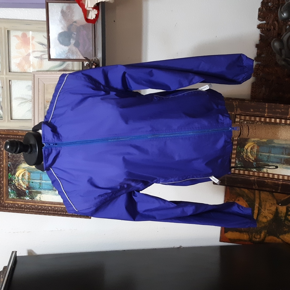 Womens Purple Windbreaker Vest Weather Jacket Purple Small CANARI
